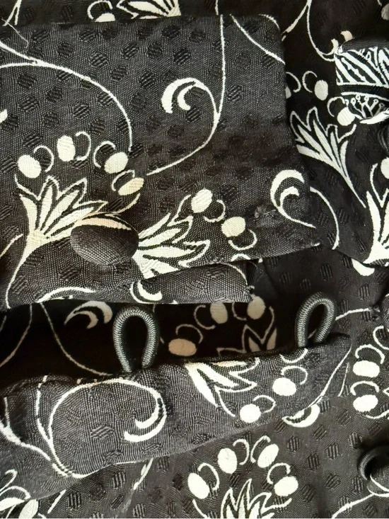 Ted Baker Black & White Mixed Paisley Midi Dress Size 2 Boho Designer Occasion - Picture 16 of 16